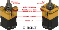 Z-Bolt Z Steppers spacer (6mm case)
