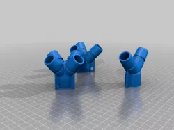 Ø22MM 1F to 4M, 3M, or 2M: Manifold for Ventilator ISO5356-1