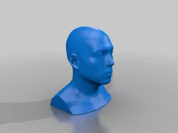 3D human head scan
