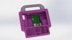 7" Touchscreen with Keyboard Rugged Raspberry Pi Tablet