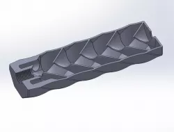 Airgun Suppressor Octagon with Spiral Baffle
