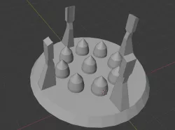 Bases for AXM's Falcon 9/Heavy paper models