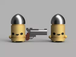 Bullet Kin Enter the Gungeon