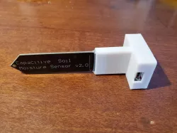 Capacitive Soil Moisture Sensor with ESP8266 (no battery)