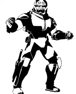 Clone Force 99 stencil
