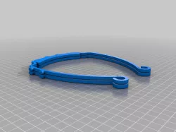 COVID 19 3dverkstan Face Shield for Printing in Stacks