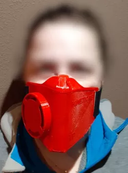 COVID-19 MASK (Easy-to-print, no support, filter required)