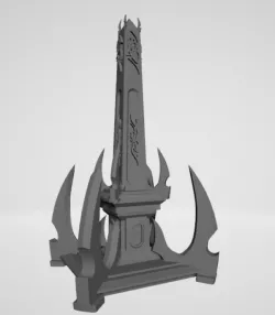 Dark Elf Monolith Scenery for Warhammer