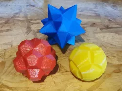 Dodecahedron derived shapes