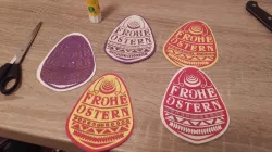 Easter Egg Cards (German) / Ostereier [Karte]