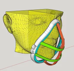 Face Mask 3D printed