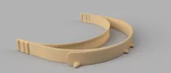 Face Shield A4 sheet 15mm Fabric Band (Block Version)