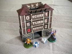 Fantasy Football Score Keeper and Dice Tower