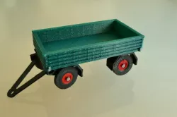 Flatbed Trailer 1:87 h0-scale 1/87