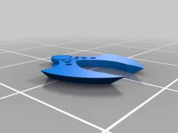 Foldable Batarang (print in place)