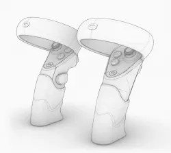 Grip for Oculus Quest and Rift S Controllers