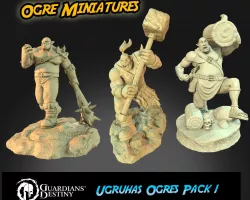 Guardians Destiny Patreon "Ugruha Ogres Pack 1" - Miniatures