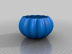 Halloween Pumpkin Vase