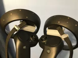 Hand-strap anchor for WMR Contollers
