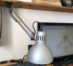 Ikea tertial lamp upside-down attachement 