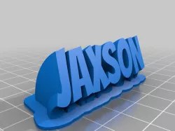 Jaxson Name Plate