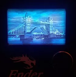 LCD Lithophane Cover