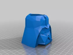 lowpoly Darth Vader pen/pencil pot