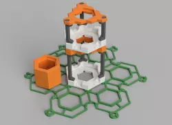 Marble track - elevation system  (gravitrax compatible)