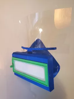 Mask with replaceable HEPA filter and face shield