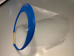 Medical Surgical Face Shield - No Tools or Hole Punch Needed - 32 Min Print Time! - PPE 