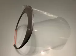 Medical Surgical Face Shield - No Tools or Hole Punch Needed - 32 Min Print Time! - PPE 