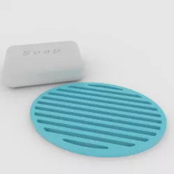 MINIMALIST soap holder pad drip tray beer mat