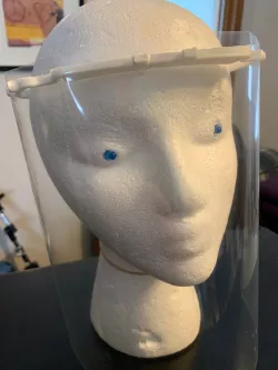 Model for resin casting COVID-19 / Coronavirus face shield