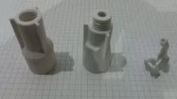 Modular Respirator venturi valve for soft mold casting