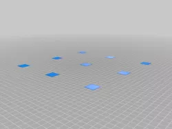 My Customized Bed Leveling Calibration Ttryest Object (Parametric)