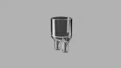 Oxygen mixer for respirators