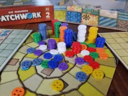 Patchwork Board Game Buttons