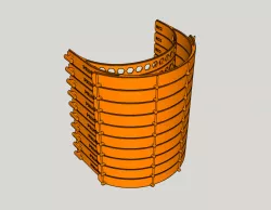 PRUSA faceshield RC2 remix - "stacked"
