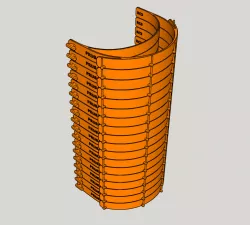 PRUSA faceshield RC3 remix - "stacked"
