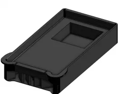 Rectangle Filter cover W splash shield