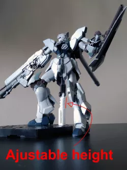 Resizable support for Gundam base