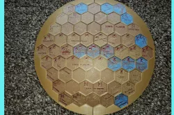 RifRaf Terraforming Mars Tile Base Inserts for 3D Mars Board