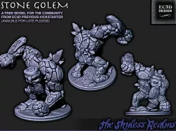 Stone Golem - 28mm Gaming - The Skyless Realms