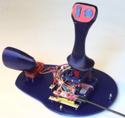 USB Flight Controller / Joystick with Four Axes