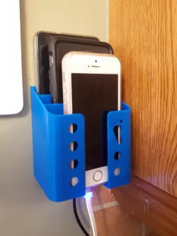 Wall 3 Phone Charging Station