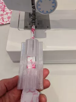 1.5" BIAS tape maker to create DIY protective mask ties (1" & 2" added)