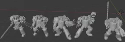 28mm Battle Sisters Destroyers for Grimdark Future
