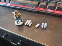 40K Imperial Guard Heavy Mortar Shell - Complete