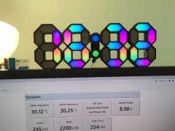 7 Segment WiFi Clock