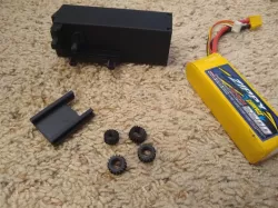 Airsoft M4 Crane/Sopmod Stock Battery Case